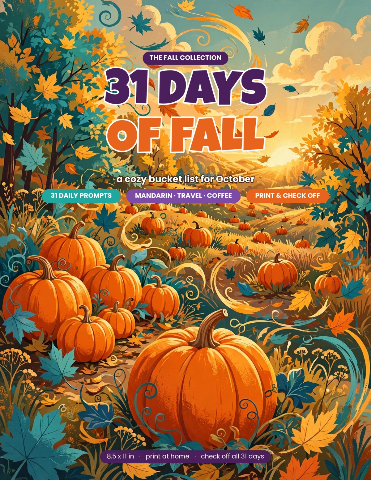 31 Days of Fall Checklist