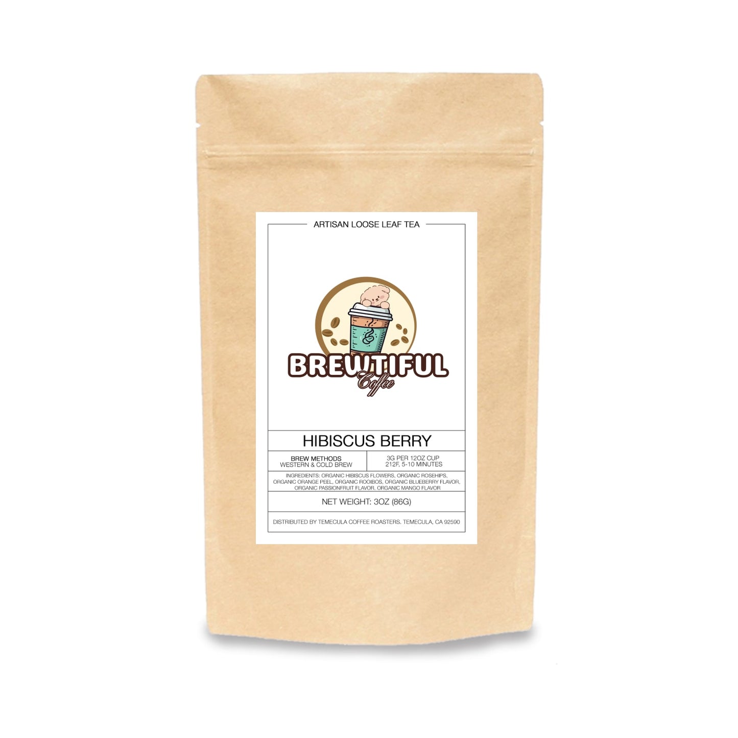 Hibiscus Berry Tea (Caffeine Free)