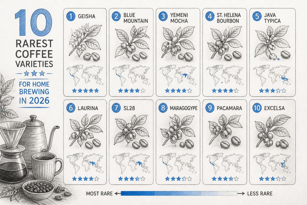 10 Rarest Coffee Varieties for Home Brewing in 2026