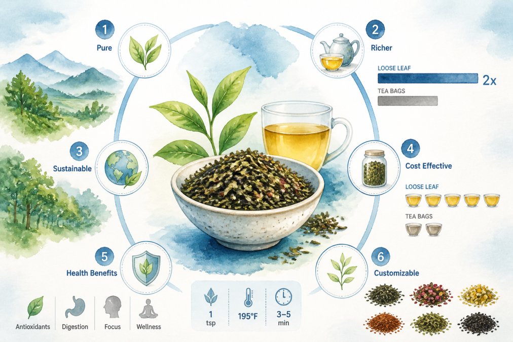 Benefits of Organic Loose Leaf Tea: A 2026 Guide
