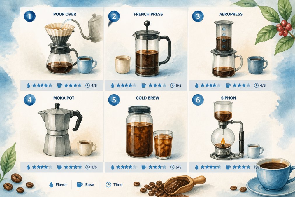 Best Home Coffee Brewing Methods 2026