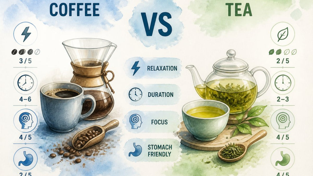Coffee vs Tea for Relaxation Without Drowsiness