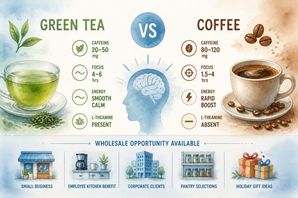 Green Tea vs Coffee for Mental Focus: A 2026 Guide