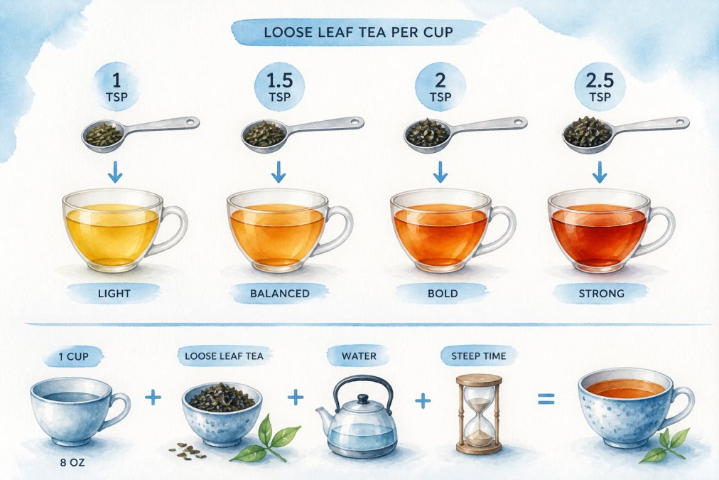 How to Measure Loose Leaf Tea Per Cup