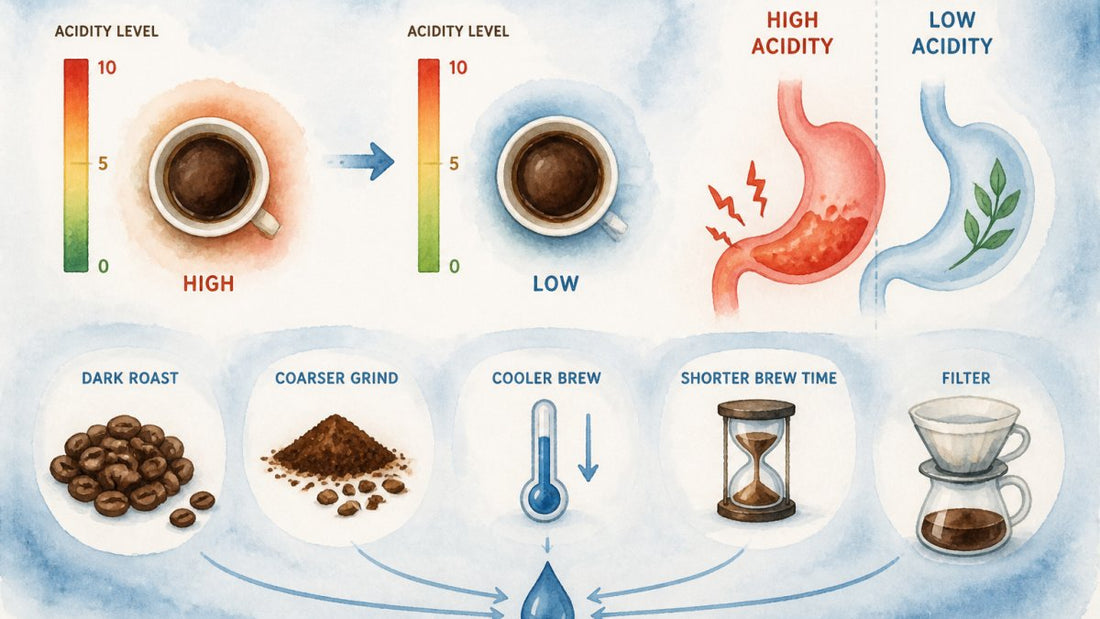 Reduce Coffee Acidity for Sensitive Stomach