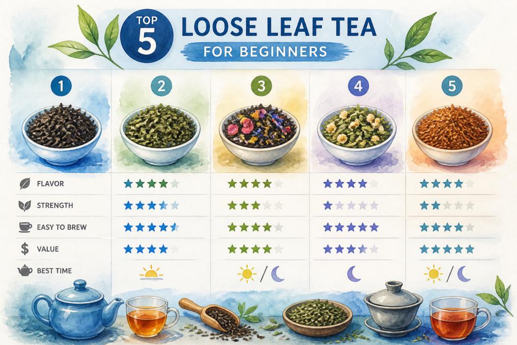 Top 5 Loose Leaf Tea Brands for Beginners