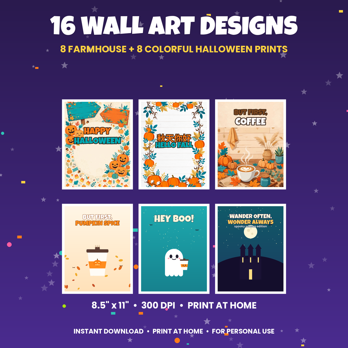 Ultimate Halloween Printable Bundle — 5 Packs, 44 Pages